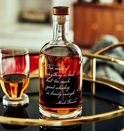 Customizable Gift Decanter "Barely Enough"- Decanter from RecEtch